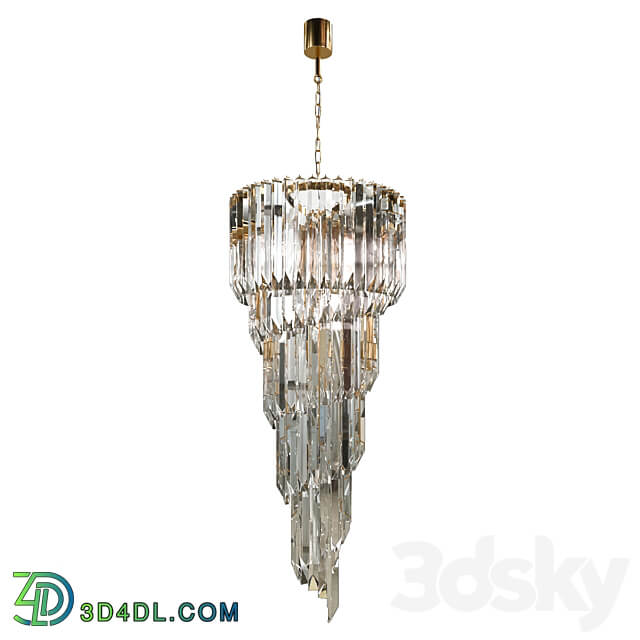 Hanging chandelier Patrizia Volpato Cristalli 5025 50 Pendant light 3D Models