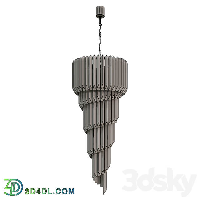 Hanging chandelier Patrizia Volpato Cristalli 5025 50 Pendant light 3D Models