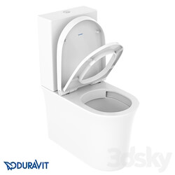 OM Duravit White Tulip Toilet bowl Duravit Rimless 219709 3D Models 