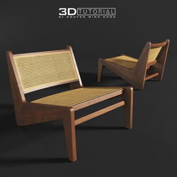 Jeanneret Kangaroo Chair modelbyNguyenMinhKhoa 