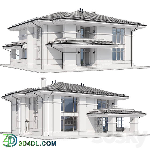 modern house 22 3D Models