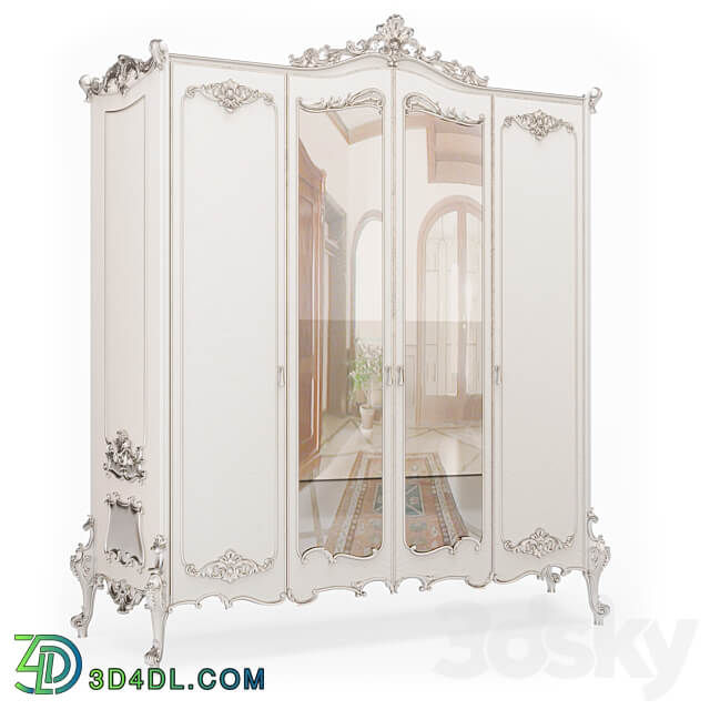  OM Wardrobe Isabella Romano Home Wardrobe Display cabinets 3D Models