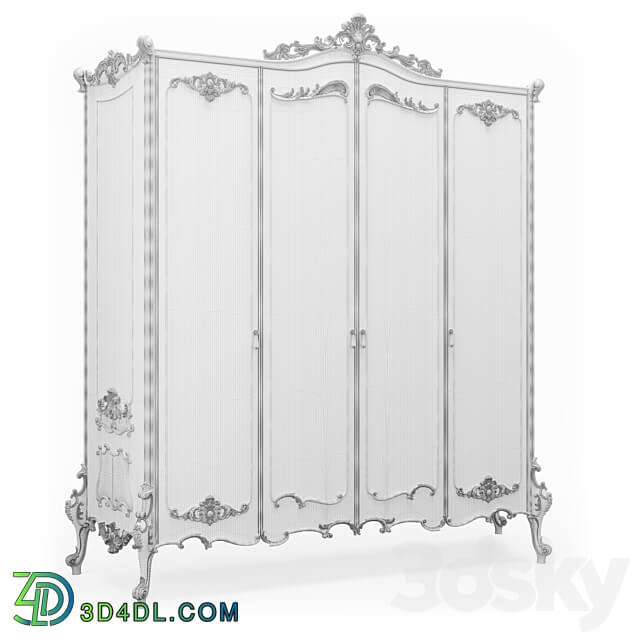  OM Wardrobe Isabella Romano Home Wardrobe Display cabinets 3D Models