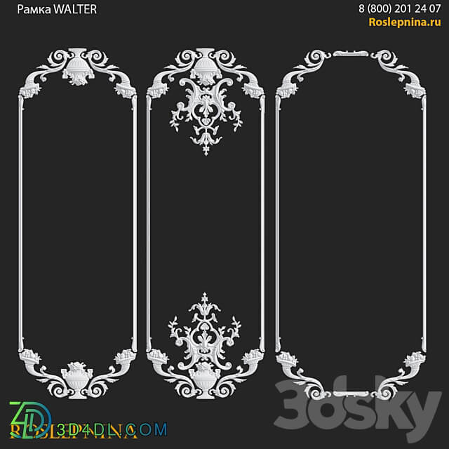 WALTER frame set by RosLepnina 3D Models