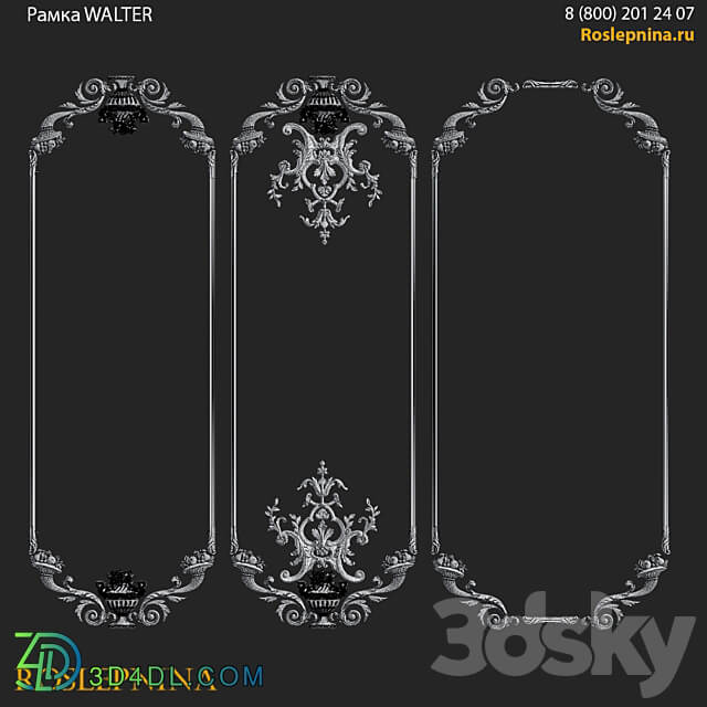 WALTER frame set by RosLepnina 3D Models