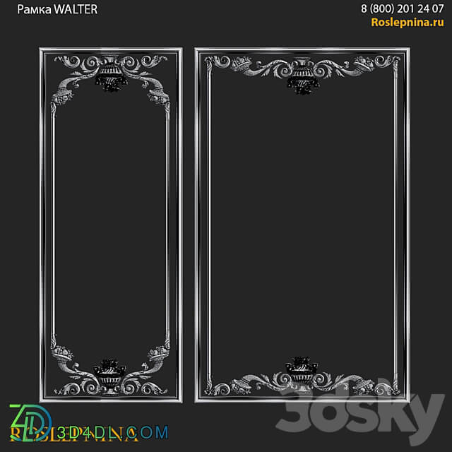 WALTER frame set by RosLepnina 3D Models