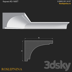 Cornice KG 160ET from RosLepnina 3D Models 