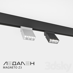 Magnetic track light MAGNETO Z3 / LEDALEN 