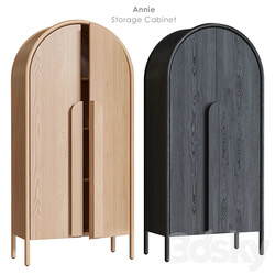 Annie Natural Storage Cabinet Wardrobe Display cabinets 3D Models 