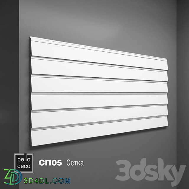 Wall panel bello deco SP 05 3D Models