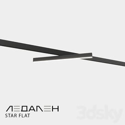 Track lamp STAR FLAT 3D Models 