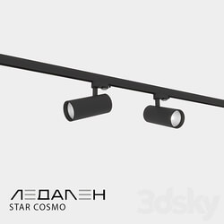 Three phase track lamp STAR COSMO 3D Models 