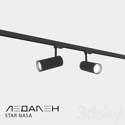 Single phase track light STAR NASA 3D Models 