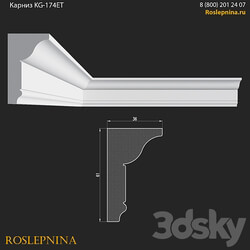 Cornice KG 174ET from RosLepnina 3D Models 