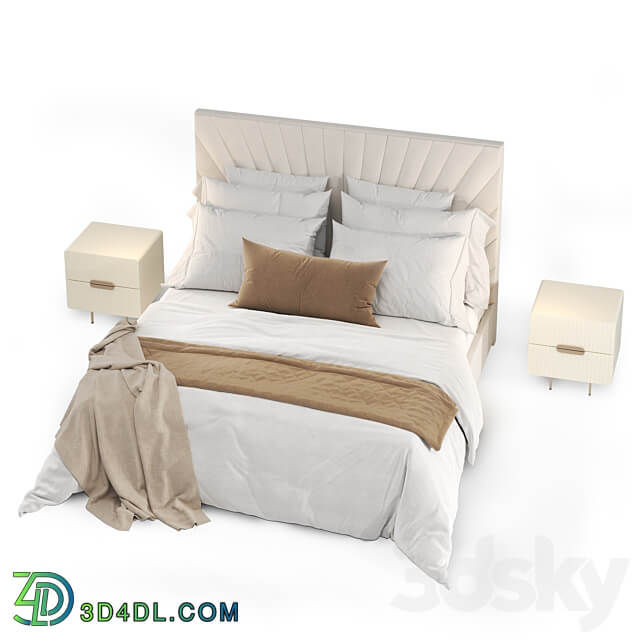 OM ELLIOT DECO BED Bed 3D Models