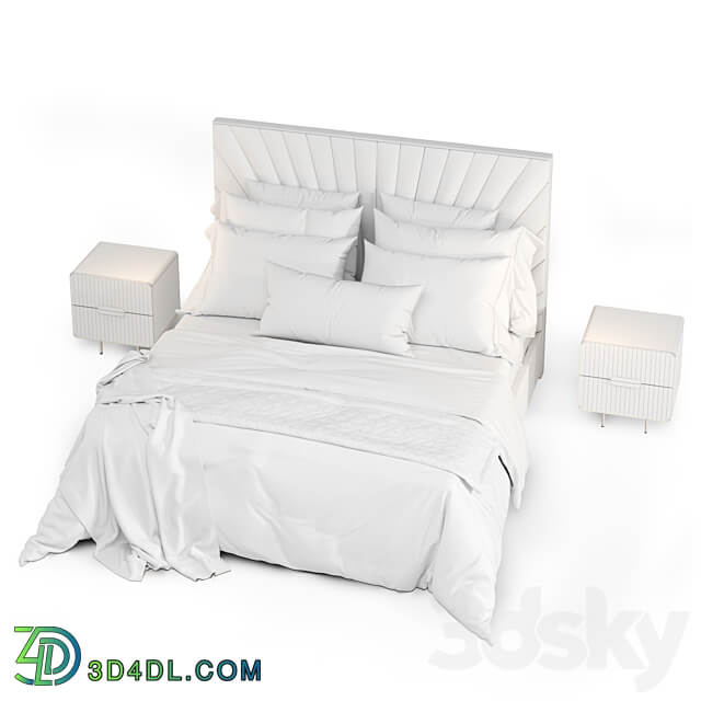 OM ELLIOT DECO BED Bed 3D Models