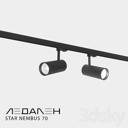 Single phase track lamp STAR NEMBUS 70 3D Models 