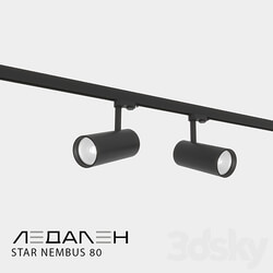 Single phase track lamp STAR NEMBUS 80 3D Models 