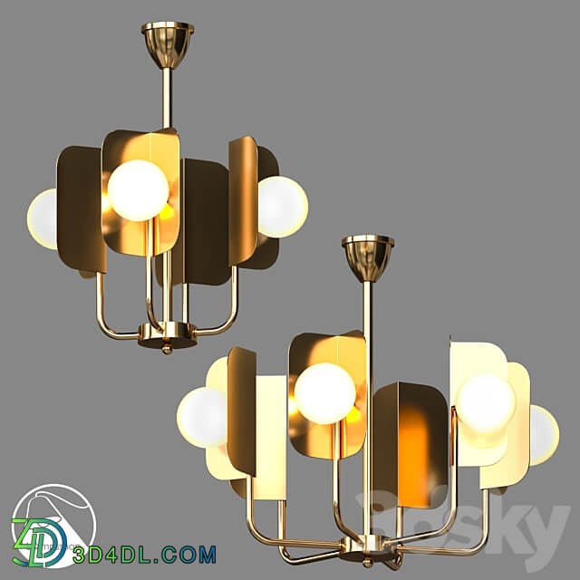 LampsShop.com L1466a Chandelier Ploges Pendant light 3D Models