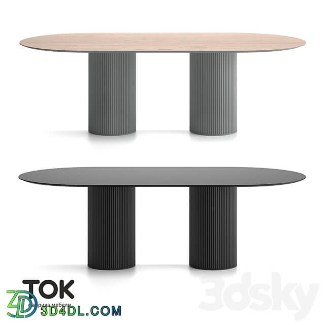  OM SERIES OF TABLES VELVET OVAL 2 CURRENT FURNITURE 3D Models