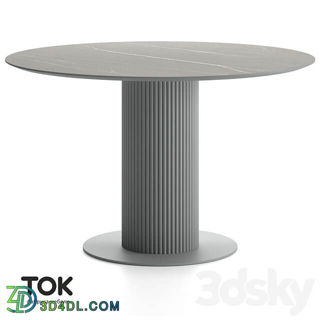  OM SERIES OF TABLES VELVET WITH FLANGED CURRENT FURNITURE 3D Models