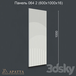 Aratta Panel 064 2 600x1000x16 3D Models 