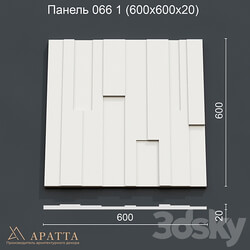 Aratta Panel 066 1 600x600x20 3D Models 