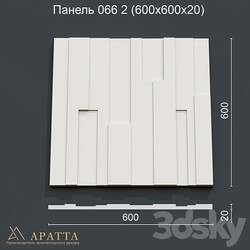 Aratta Panel 066 2 600x600x20 3D Models 