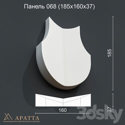 Aratta Panel 068 185x160x37 3D Models 