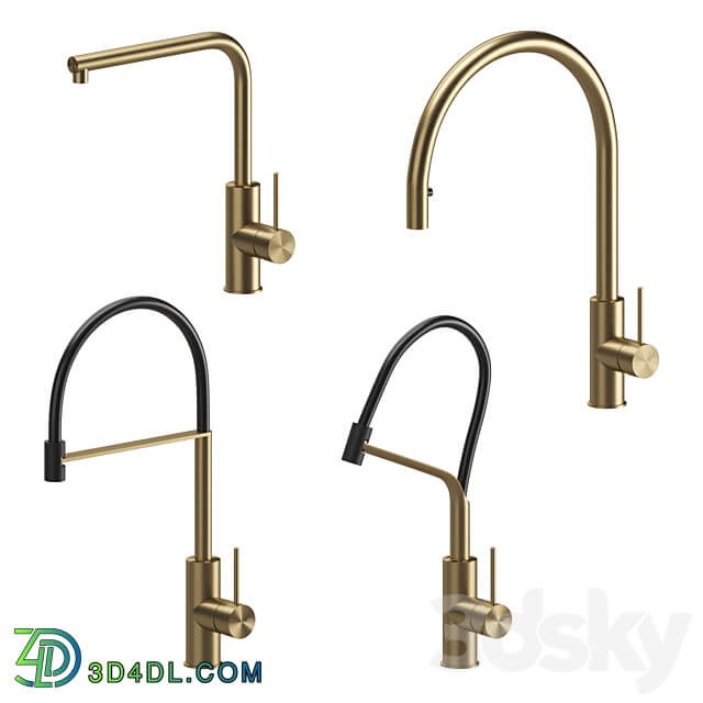 Kitchen faucets CEA set 01 Faucet 3D Models