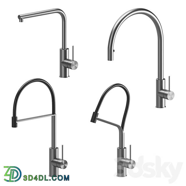 Kitchen faucets CEA set 01 Faucet 3D Models