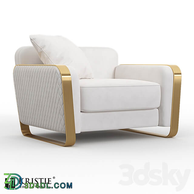 OM armchair KRISTIE mebel Los Angeles 3D Models