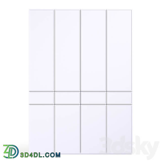 OM MW 03 Wardrobe Display cabinets 3D Models