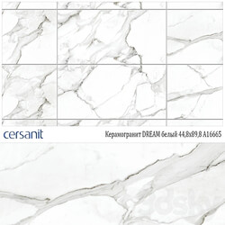 Porcelain stoneware Cersanit DREAM white 44 8x89 8 A16665 3D Models 