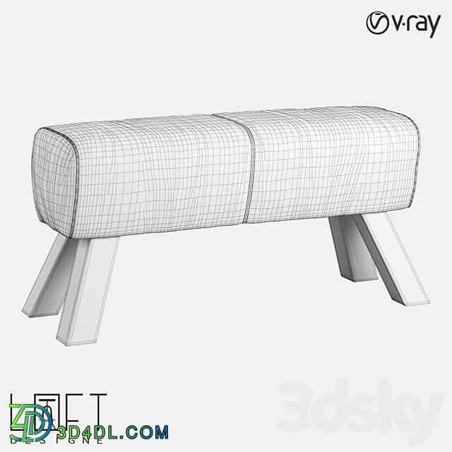 Bench LoftDesigne 088 model 3D Models