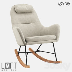 Armchair LoftDesigne 1494 model 3D Models 