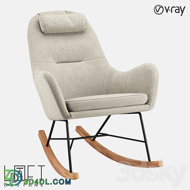 Armchair LoftDesigne 1494 model 3D Models