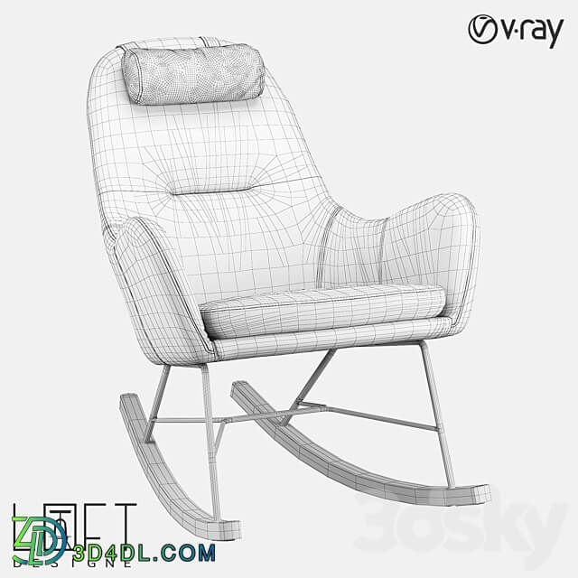 Armchair LoftDesigne 1494 model 3D Models