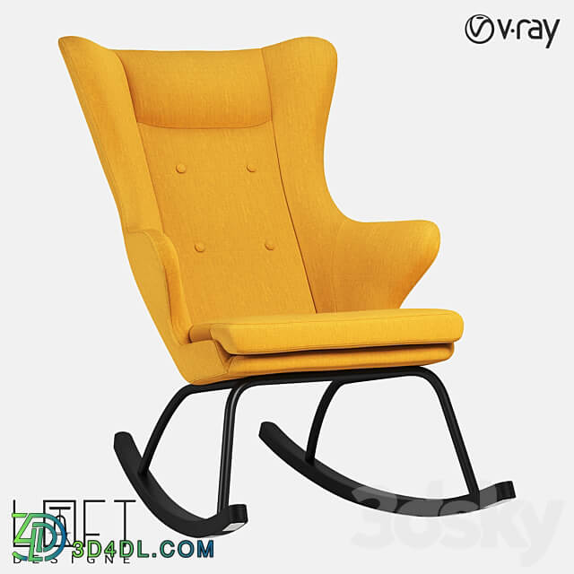 Armchair LoftDesigne 1497 model 3D Models