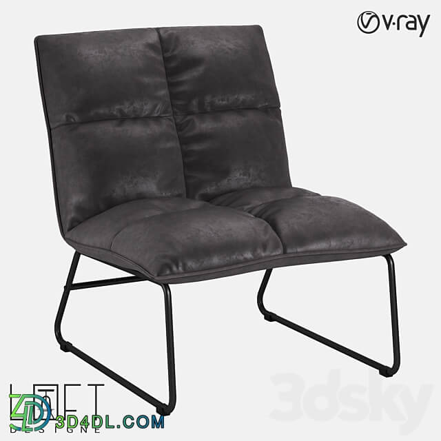 Armchair LoftDesigne 2818 model 3D Models