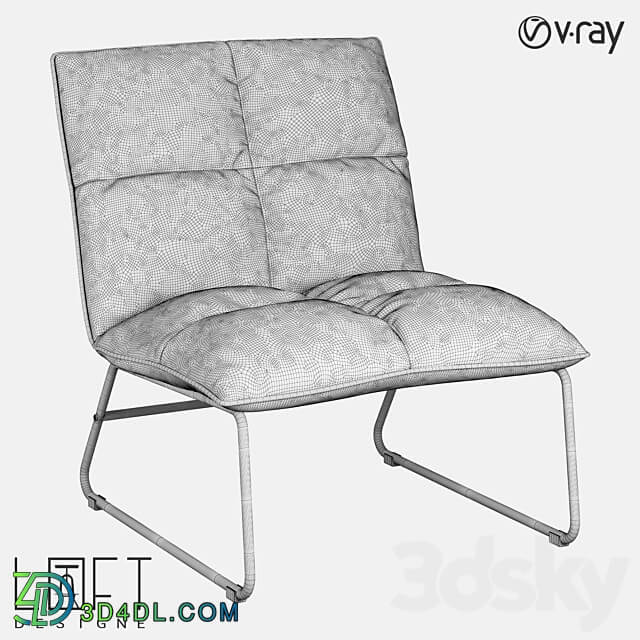 Armchair LoftDesigne 2818 model 3D Models