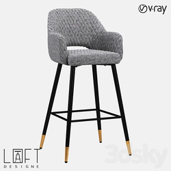 Bar stool LoftDesigne 2821 model 3D Models 