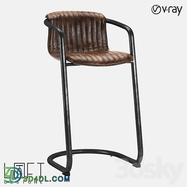 Bar stool LoftDesigne 3522 model 3D Models