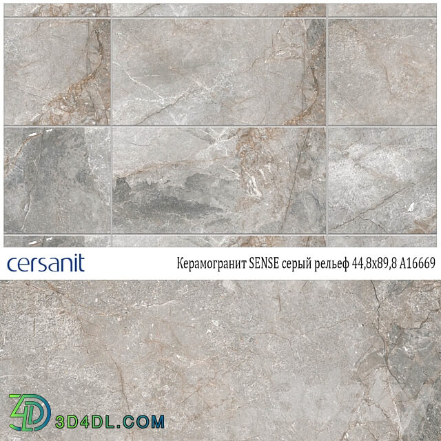 Porcelain stoneware Cersanit SENSE 3D Models