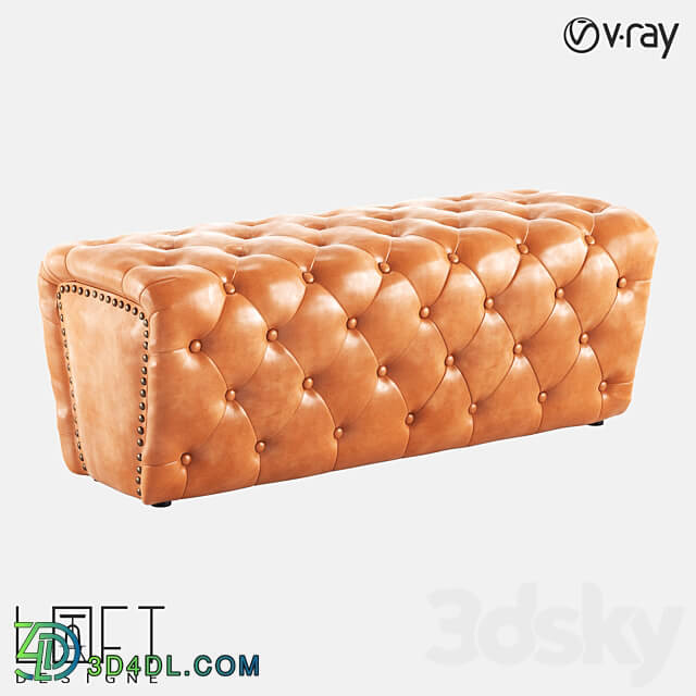 Pouffe LoftDesigne 3742 model 3D Models