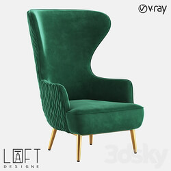 Armchair LoftDesigne 4074 model 3D Models 