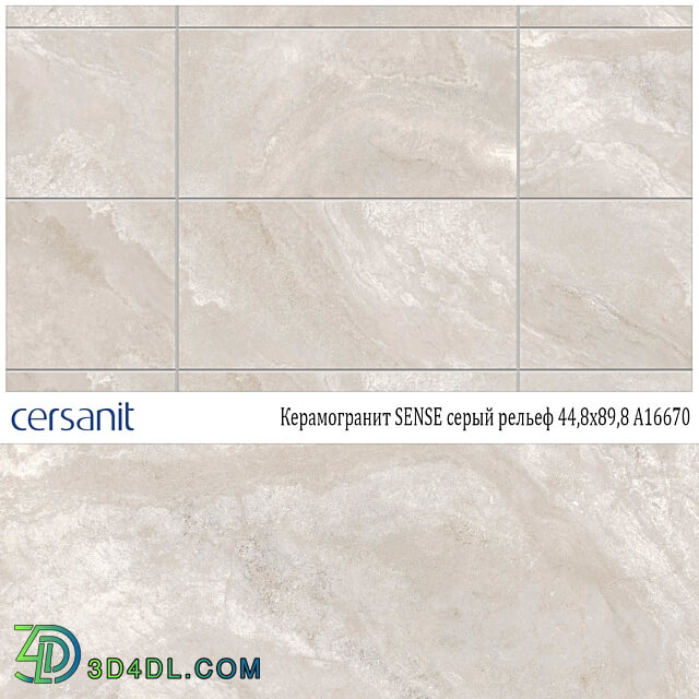 Porcelain tile Cersanit SENSE 3D Models