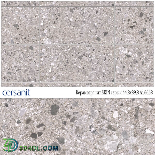 Porcelain stoneware Cersanit SKIN 3D Models