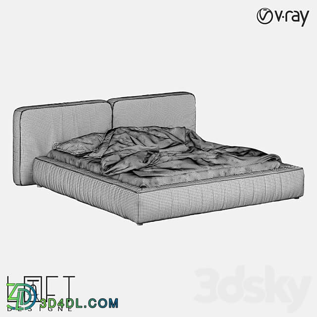 Bed LoftDesigne 32015 model Bed 3D Models