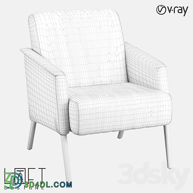 Armchair LoftDesigne 33360 model 3D Models